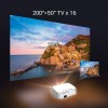 Byintek K45 Full HD 4K képes projektor Smart verzió
